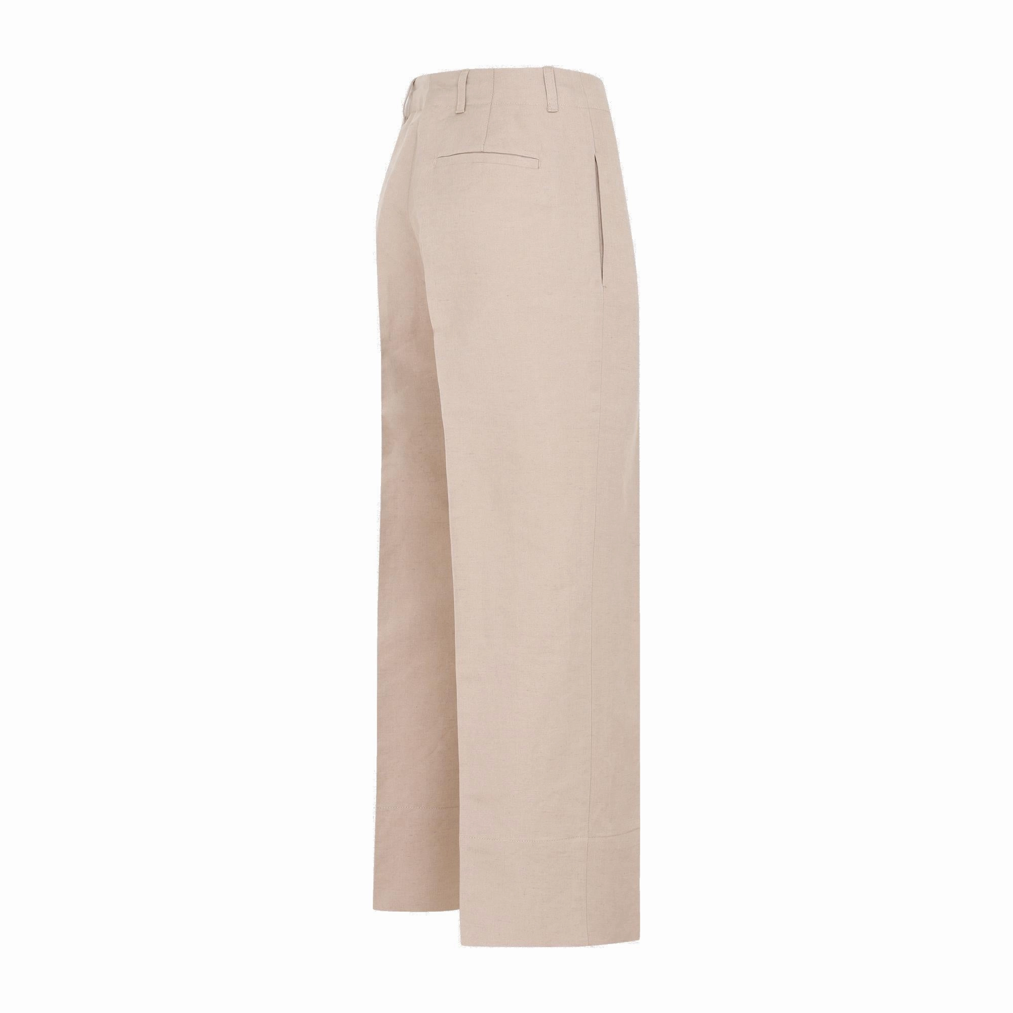 'S Max Mara Straight Leg Cropped Trousers
