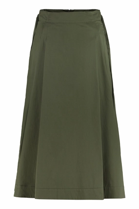 'S Max Mara Tegola Pleated Midi Skirt