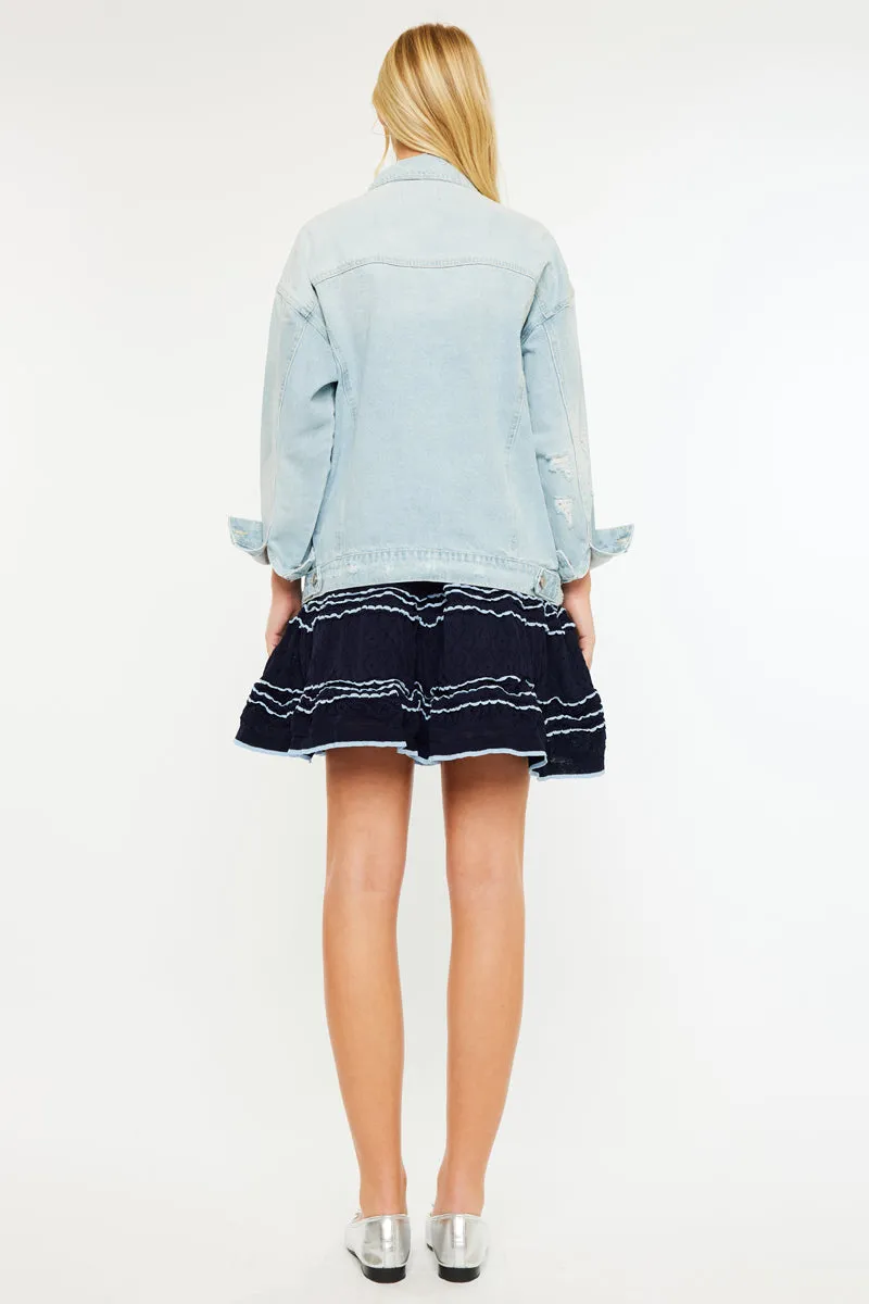 Aaliyah Oversized Denim Jacket