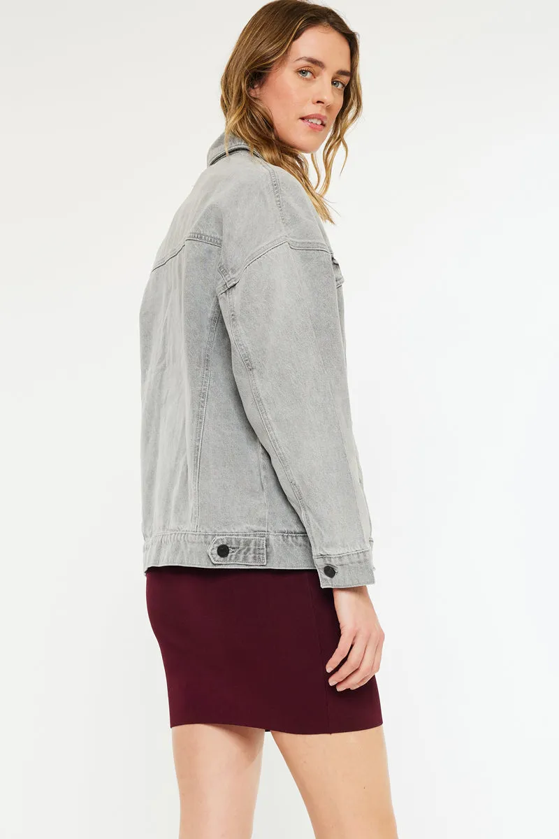 Aaliyah Oversized Denim Jacket