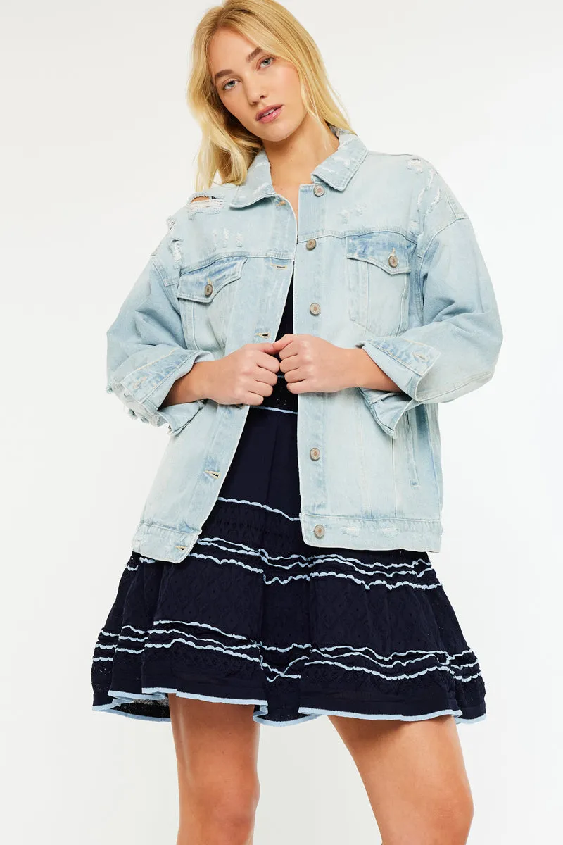 Aaliyah Oversized Denim Jacket