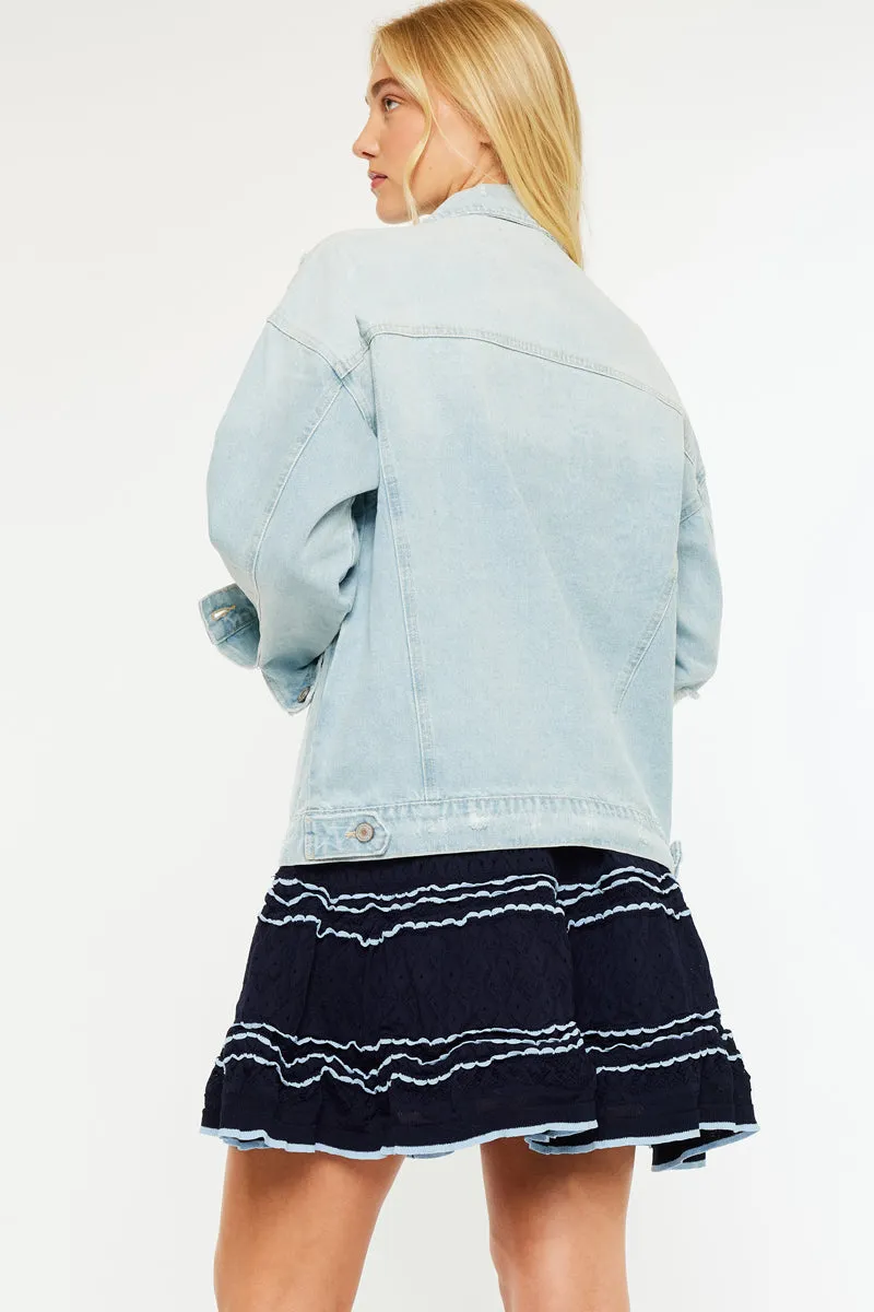 Aaliyah Oversized Denim Jacket