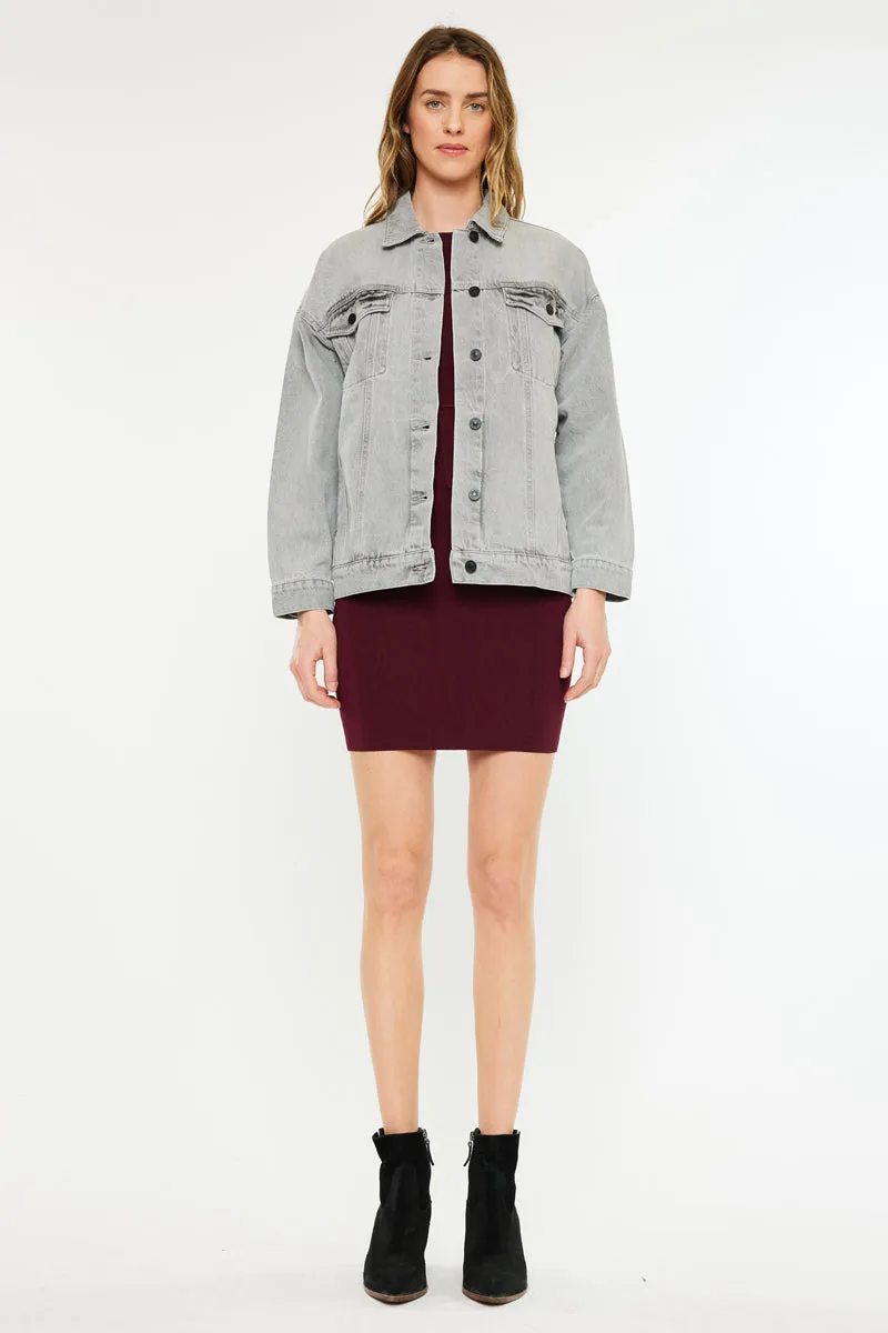 Aaliyah Oversized Denim Jacket