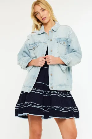 Aaliyah Oversized Denim Jacket