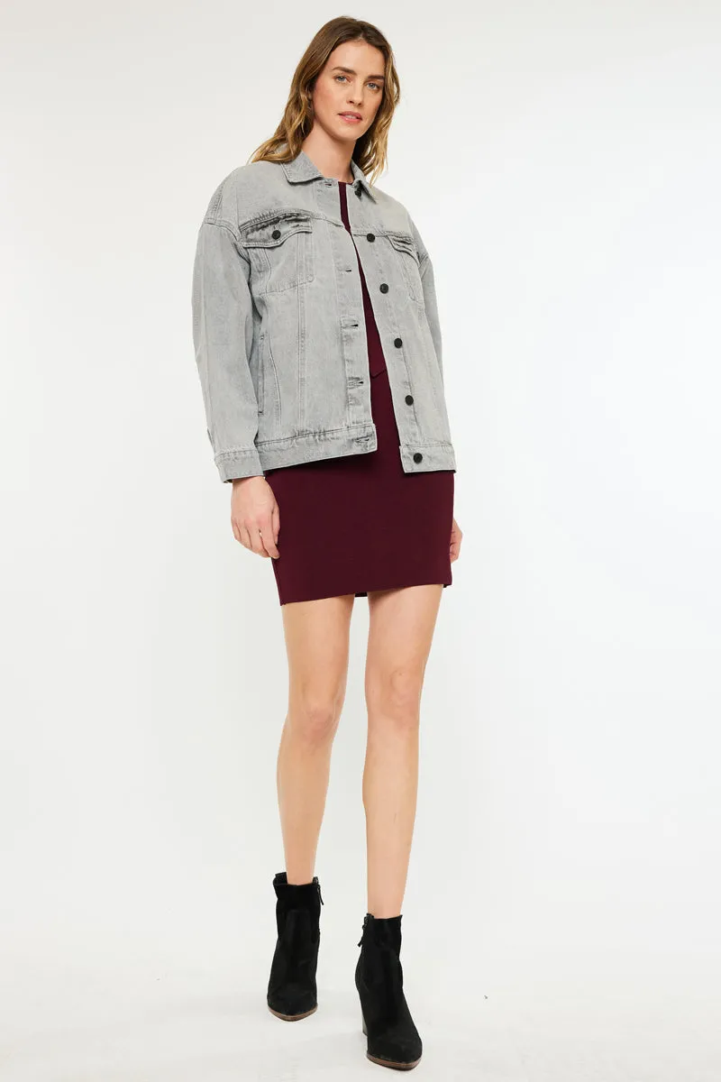 Aaliyah Oversized Denim Jacket