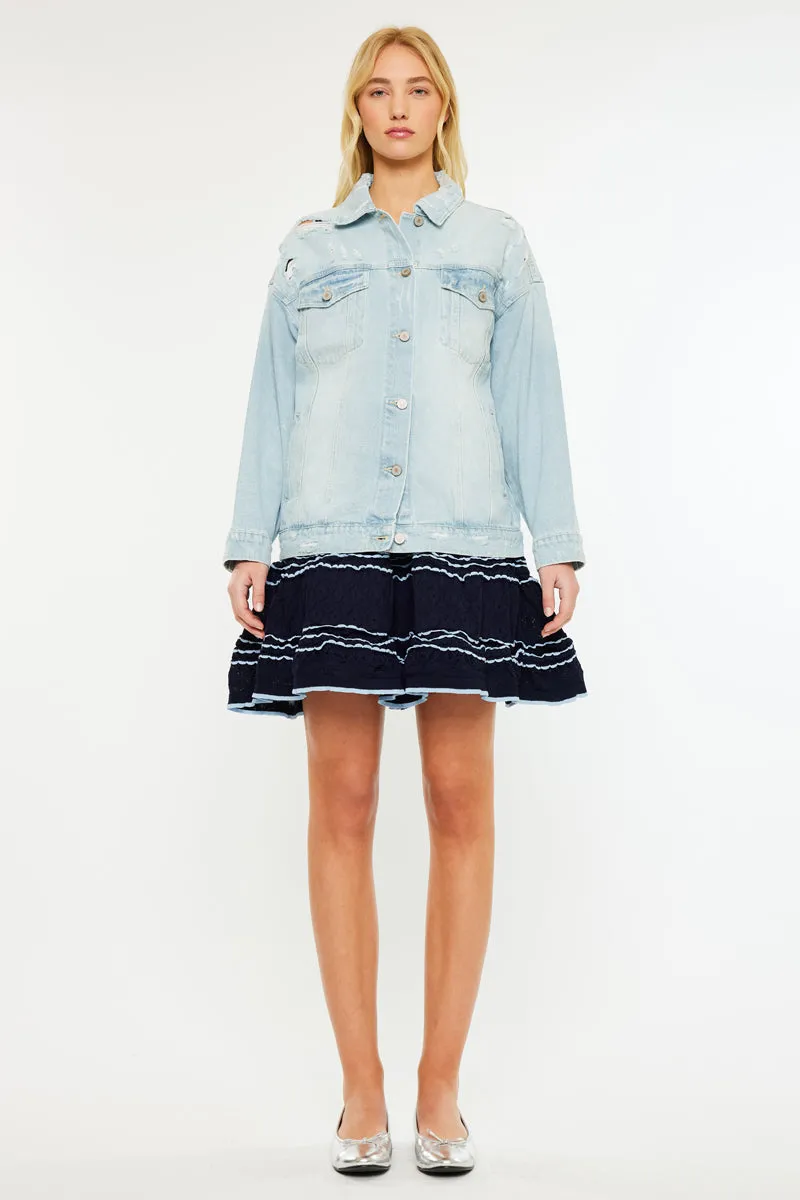 Aaliyah Oversized Denim Jacket