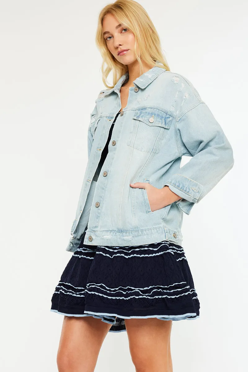 Aaliyah Oversized Denim Jacket