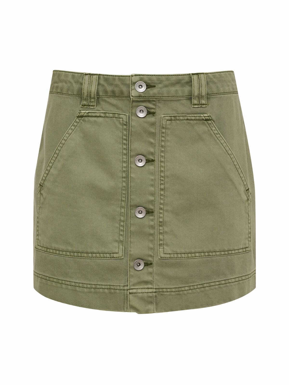 All Buttoned Up Skirt Sage