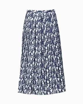 Anagram Printed Midi Skirt