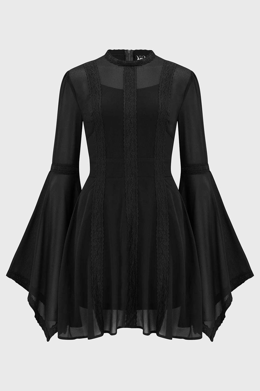 Begone Long Sleeve Mini Dress [BLACK]