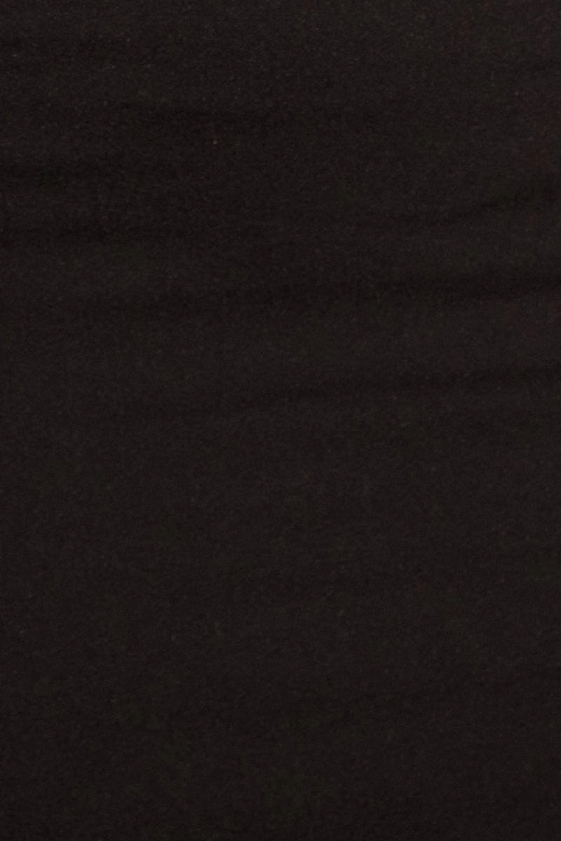 Black Mini Skirt Mid Rise Bodycon