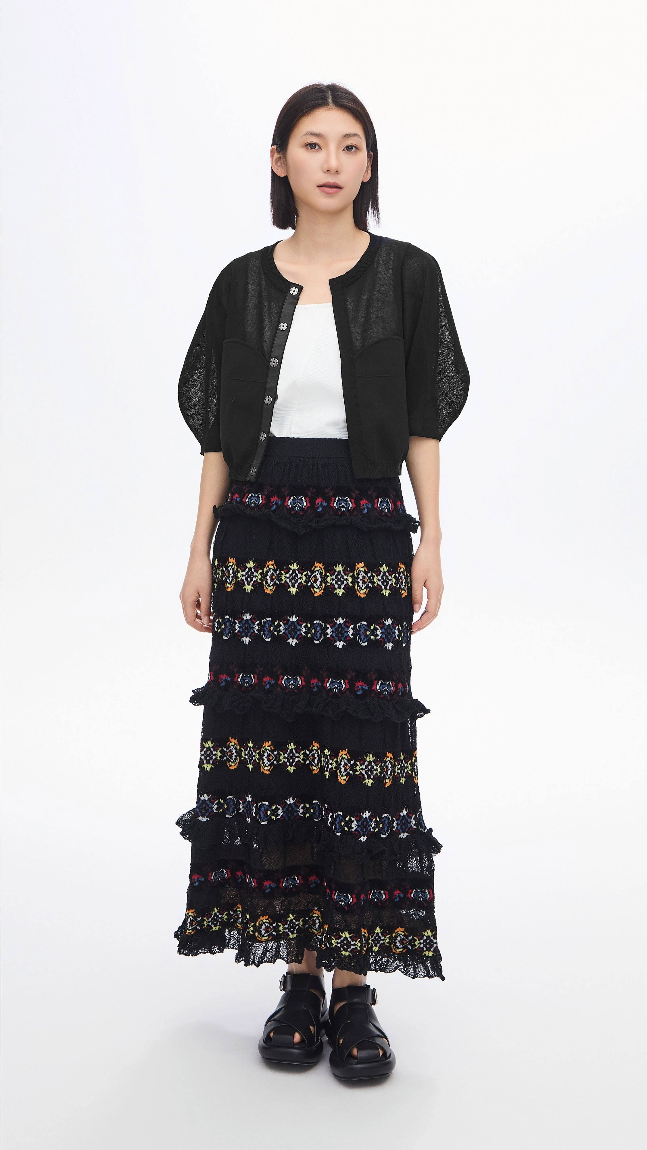 Bohemian Knit Skirt