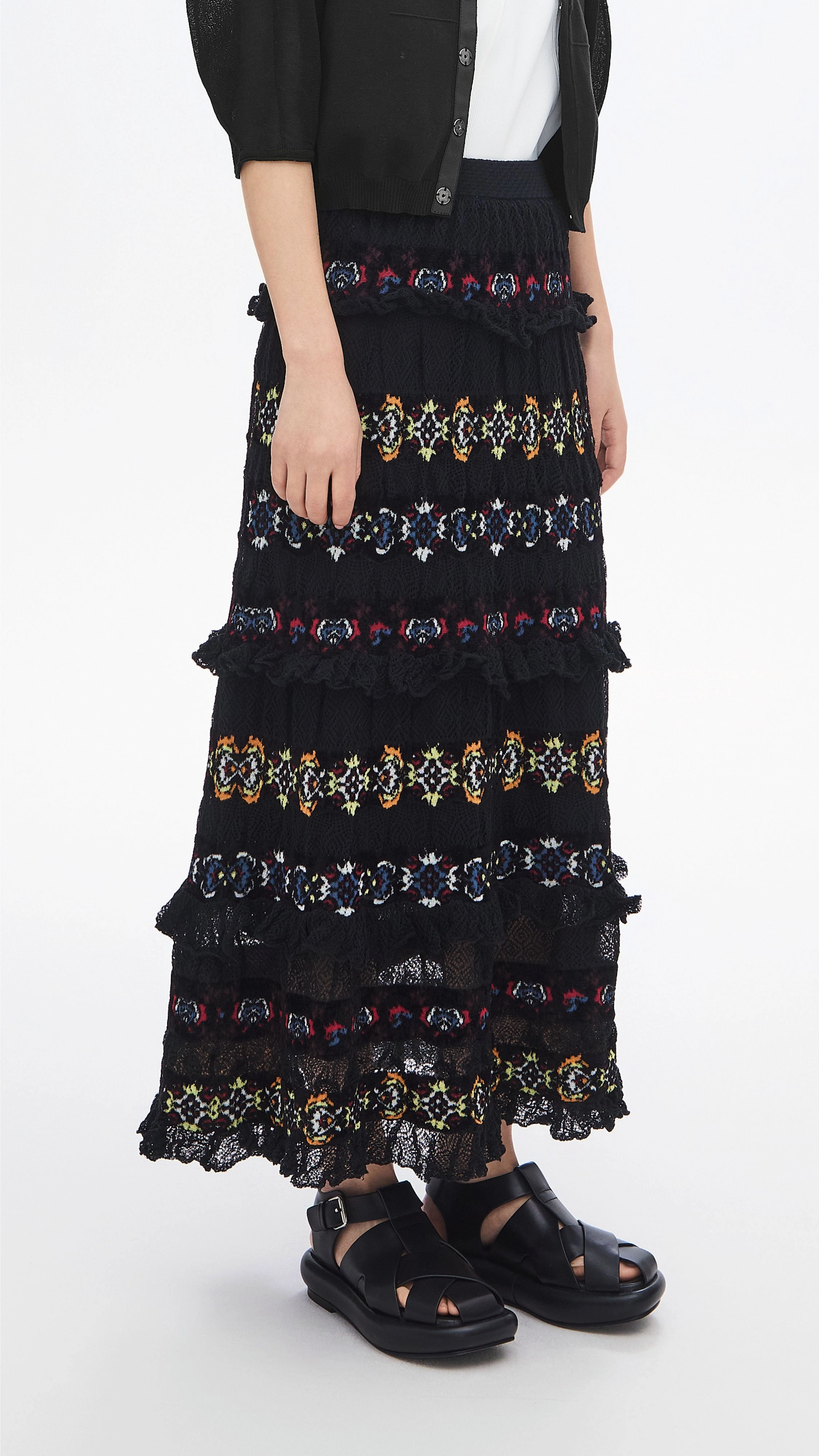 Bohemian Knit Skirt