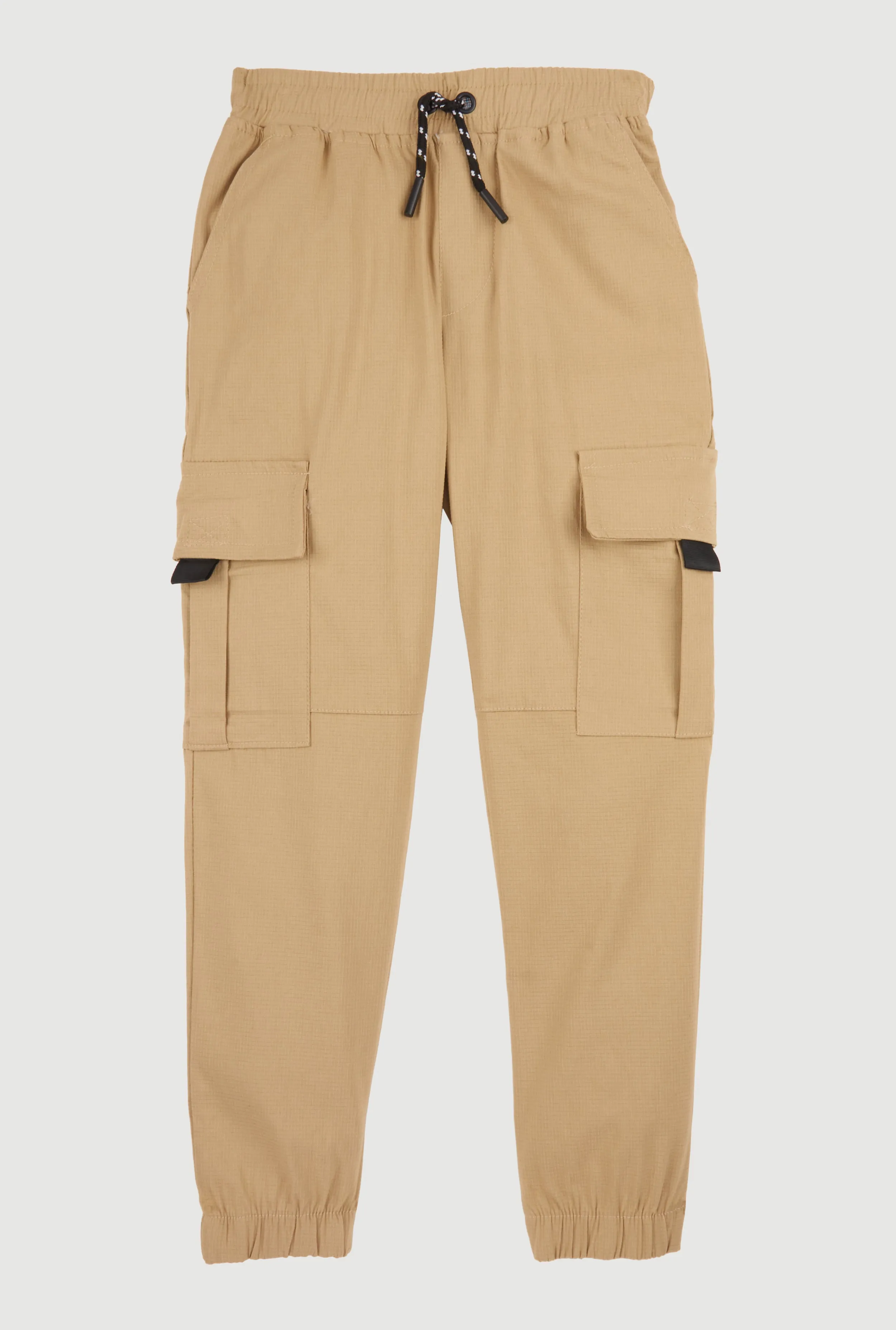 Boys Drawstring Waist Cargo Pocket Joggers