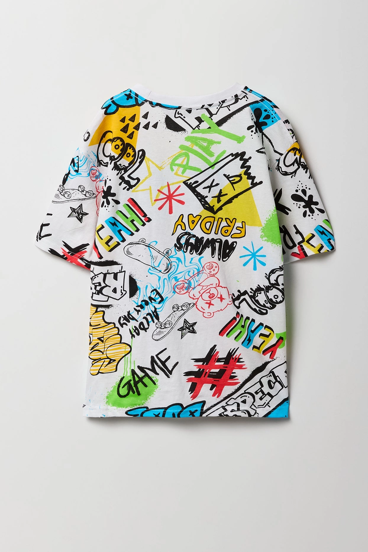 Boys Chenille Embroidered Printed T-Shirt