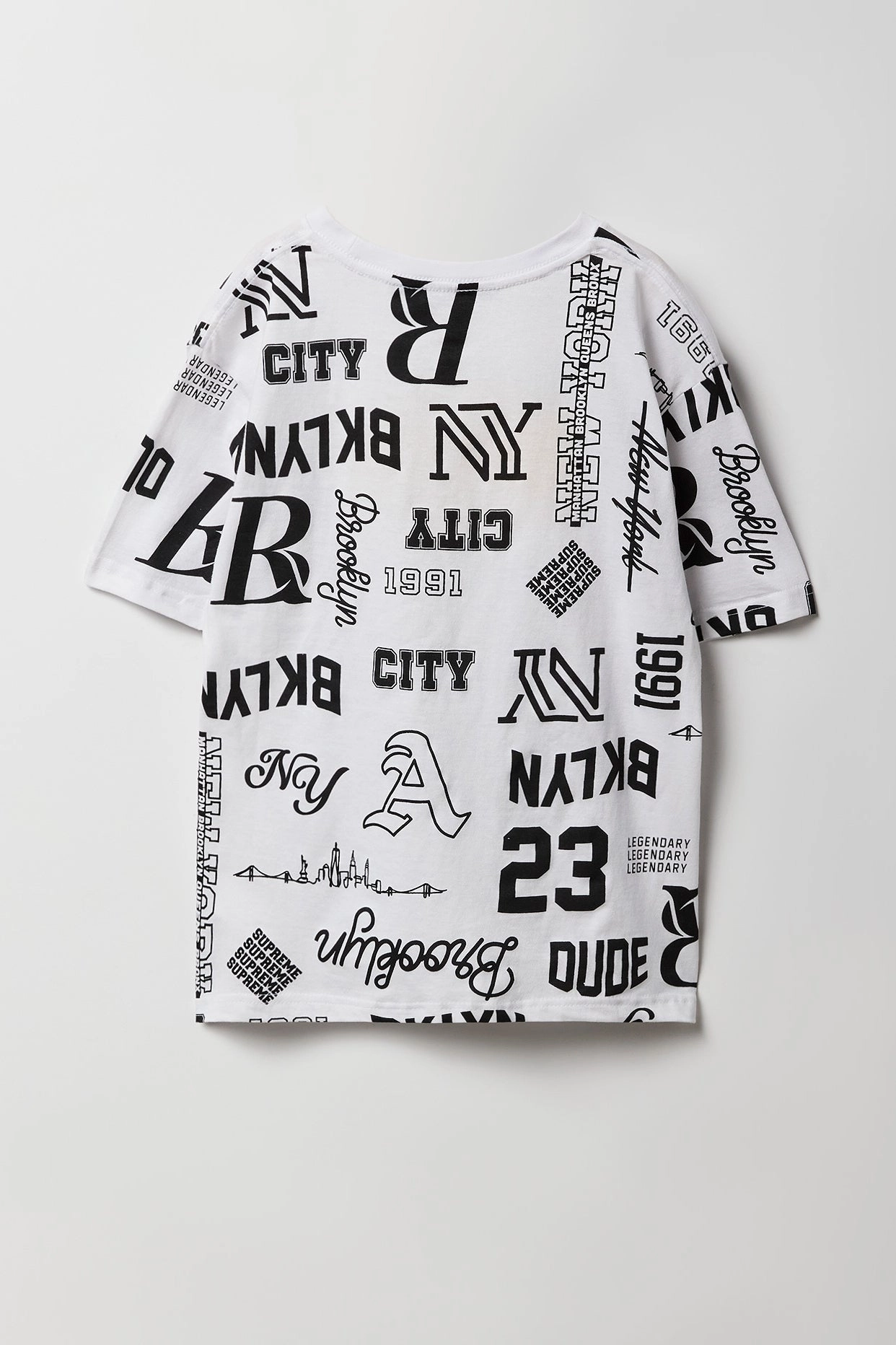 Boys Chenille Embroidered Printed T-Shirt