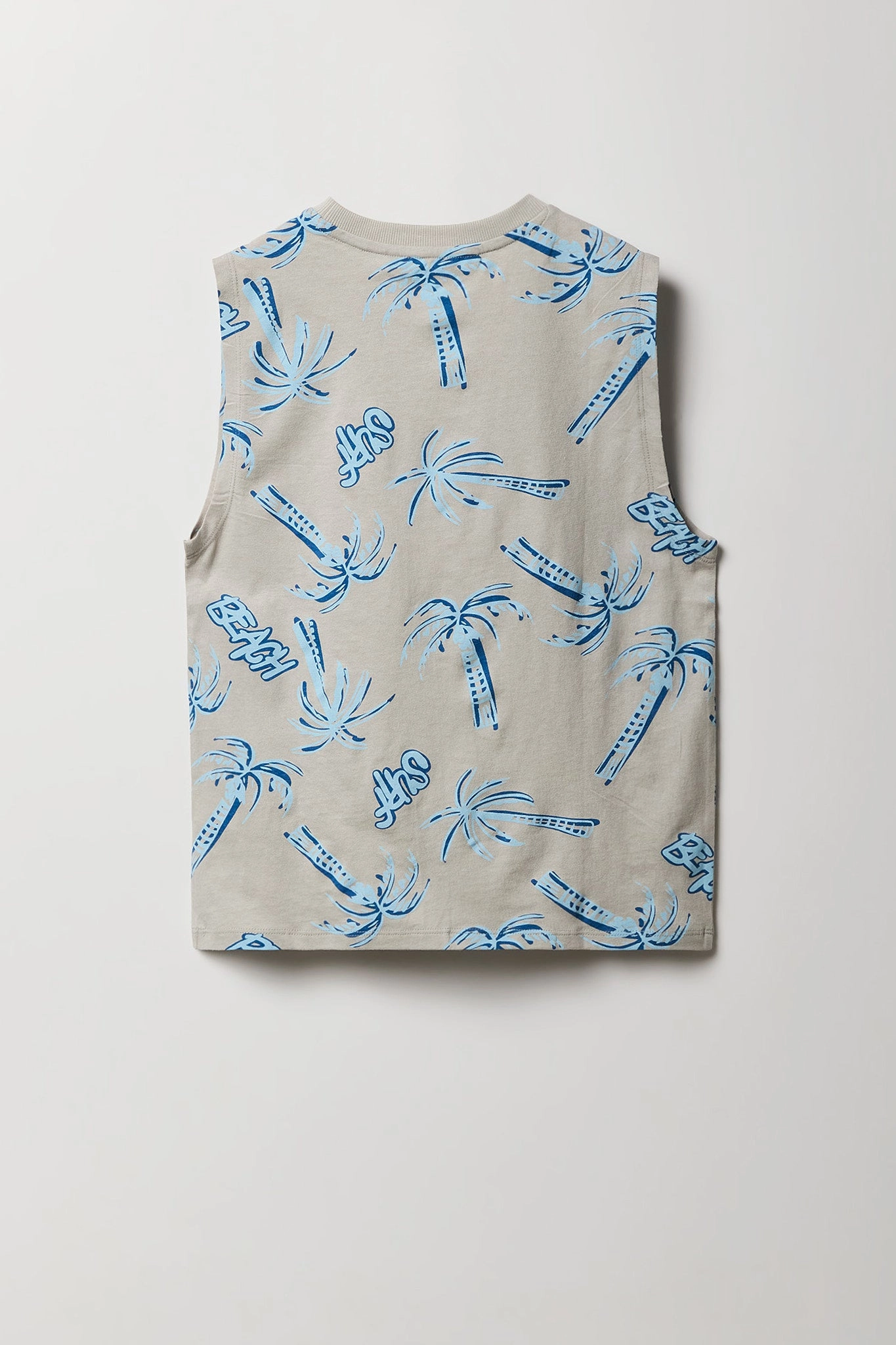 Boys Palm Tree Printed Tank