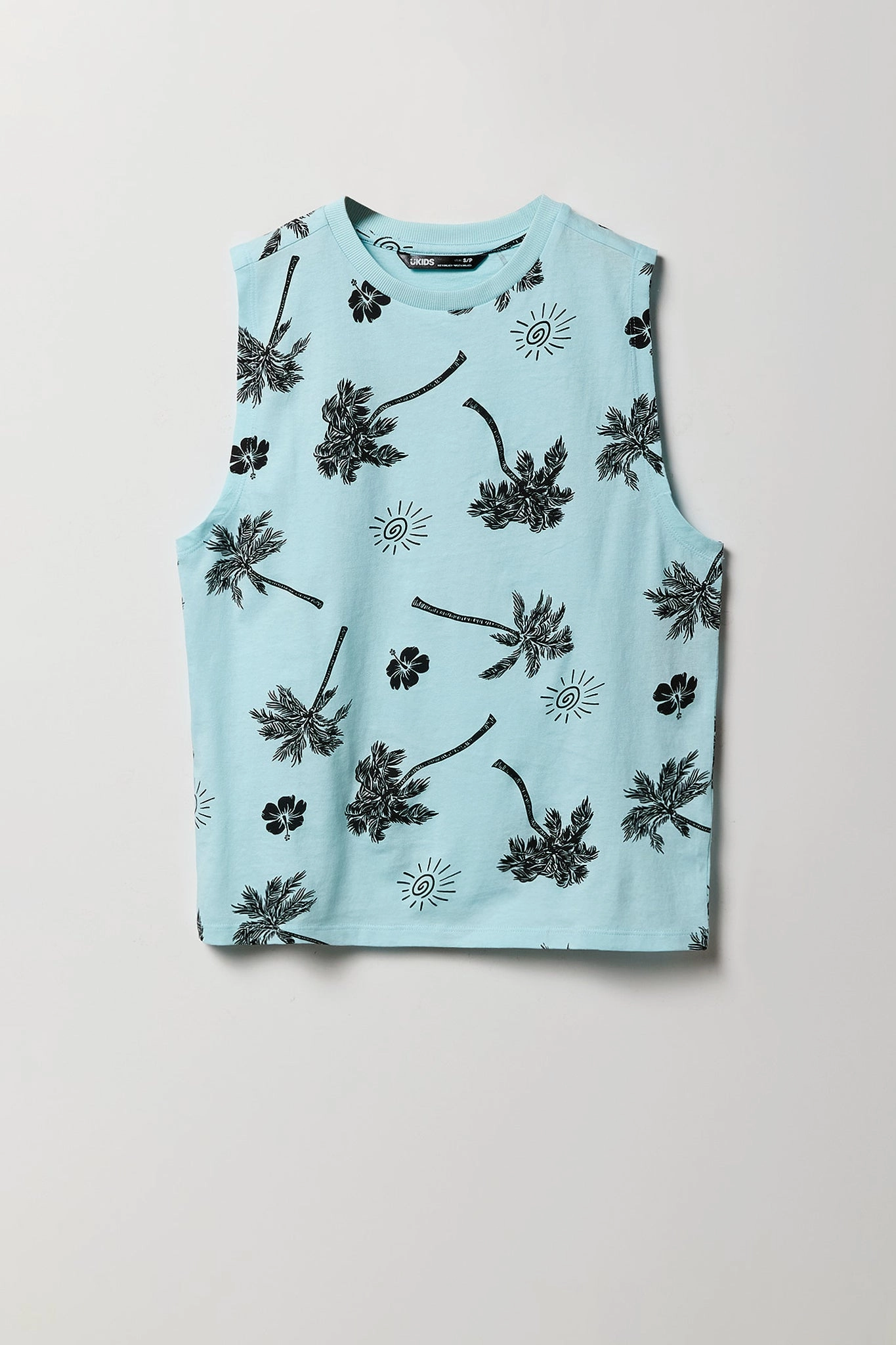 Boys Palm Tree Printed Tank