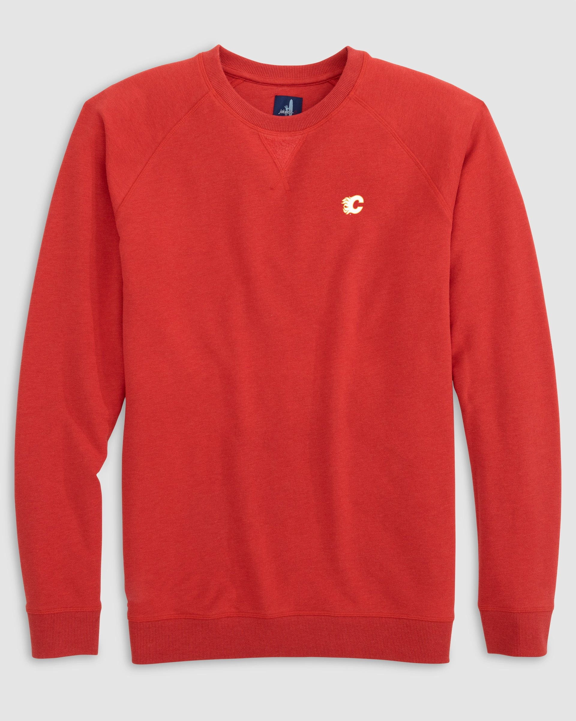 Calgary Flames Freeman Crewneck Fleece Sweatshirt