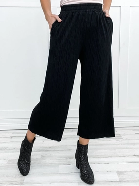 Capri Wide Leg Pants