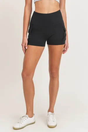 Cargo Utility Hybrid Highwaist Shorts | MONO B