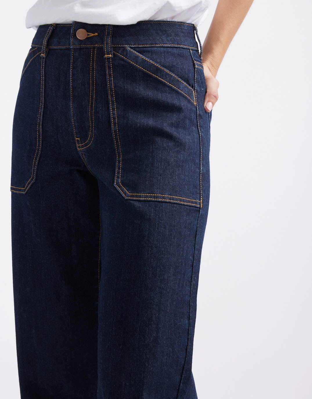 Catalina Wide Leg Jeans - Indigo
