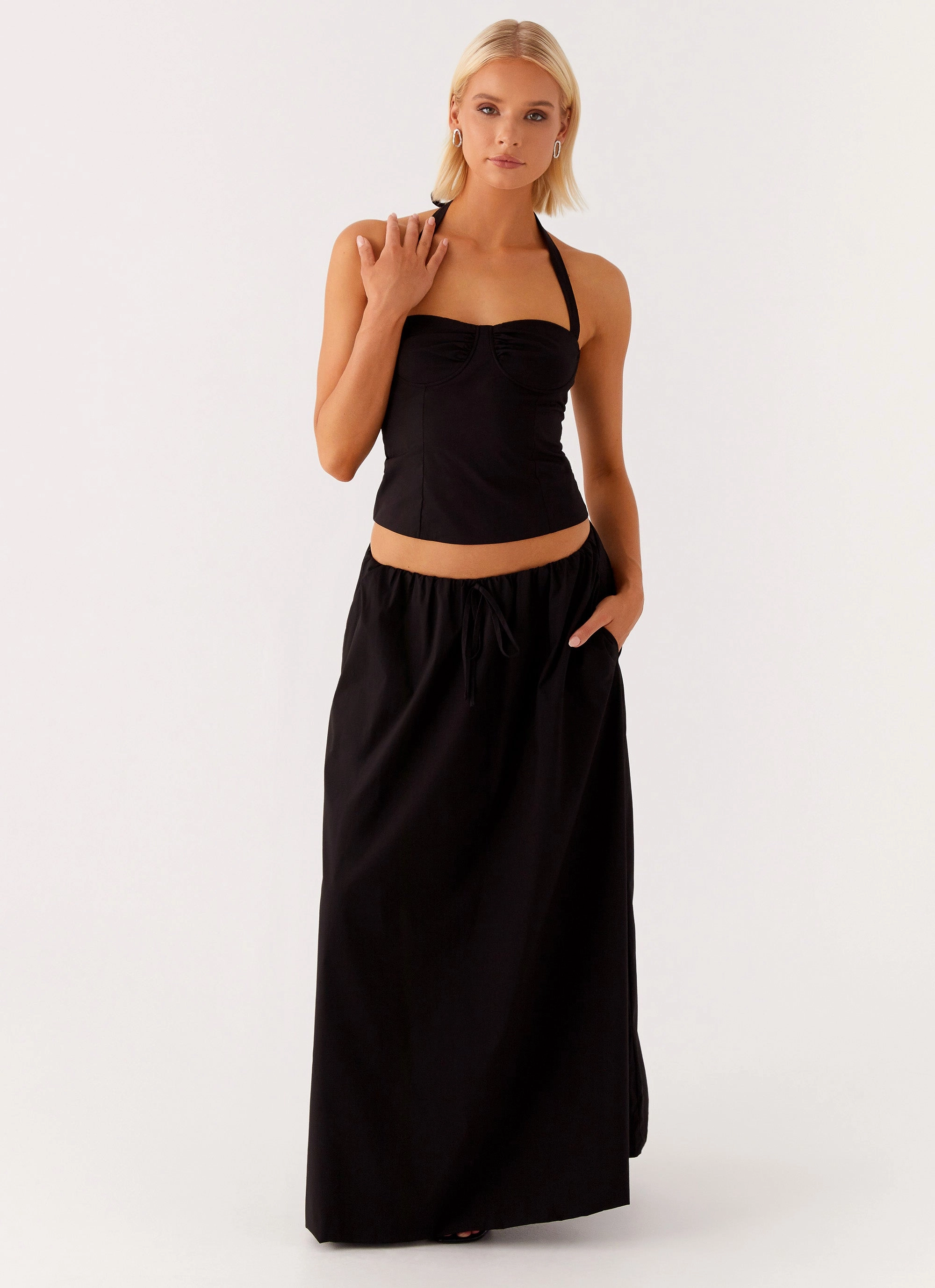 Cheryl Maxi Skirt - Black