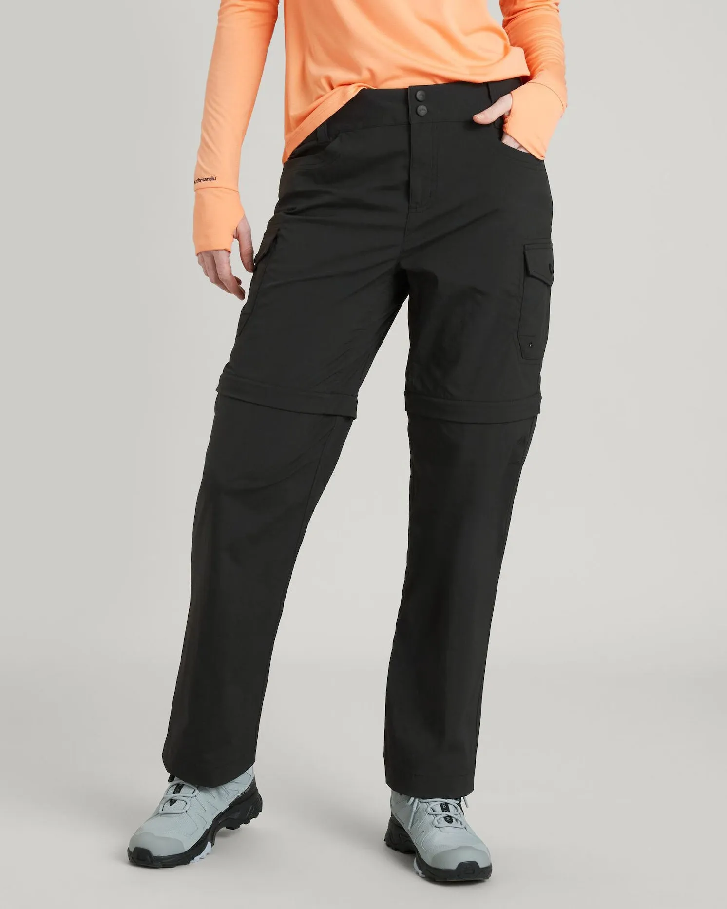 Clark Wmns Convertible Pants v3 - Black Stingray