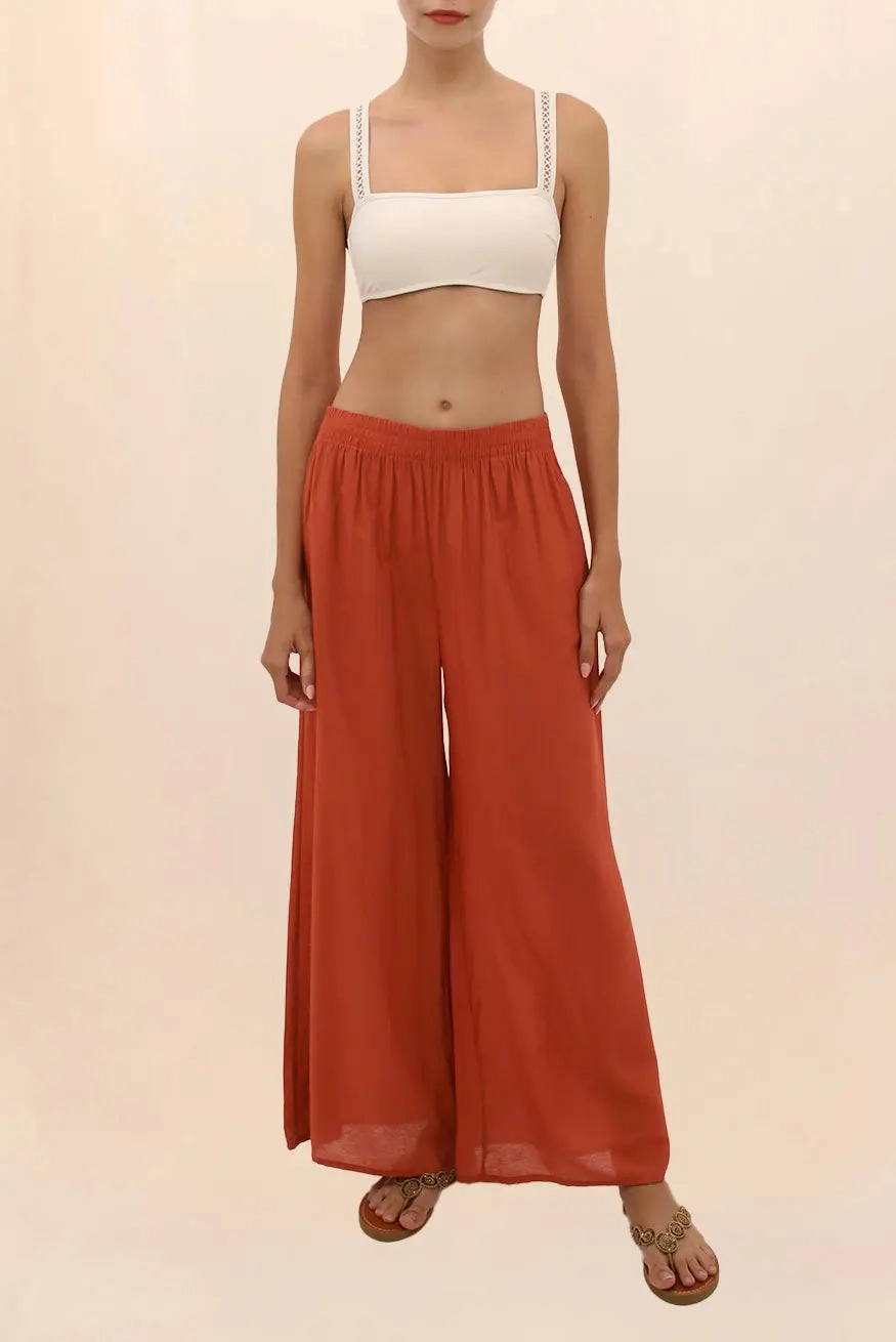 COPPER WIDE PANTS