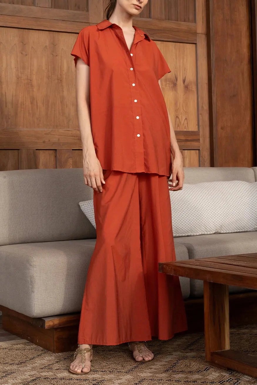 COPPER WIDE PANTS