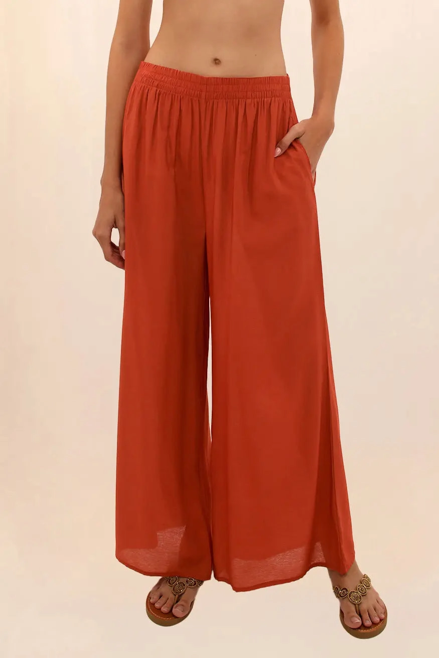 COPPER WIDE PANTS