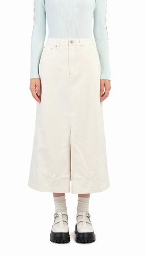 Corded Braiding Pencil Skirt