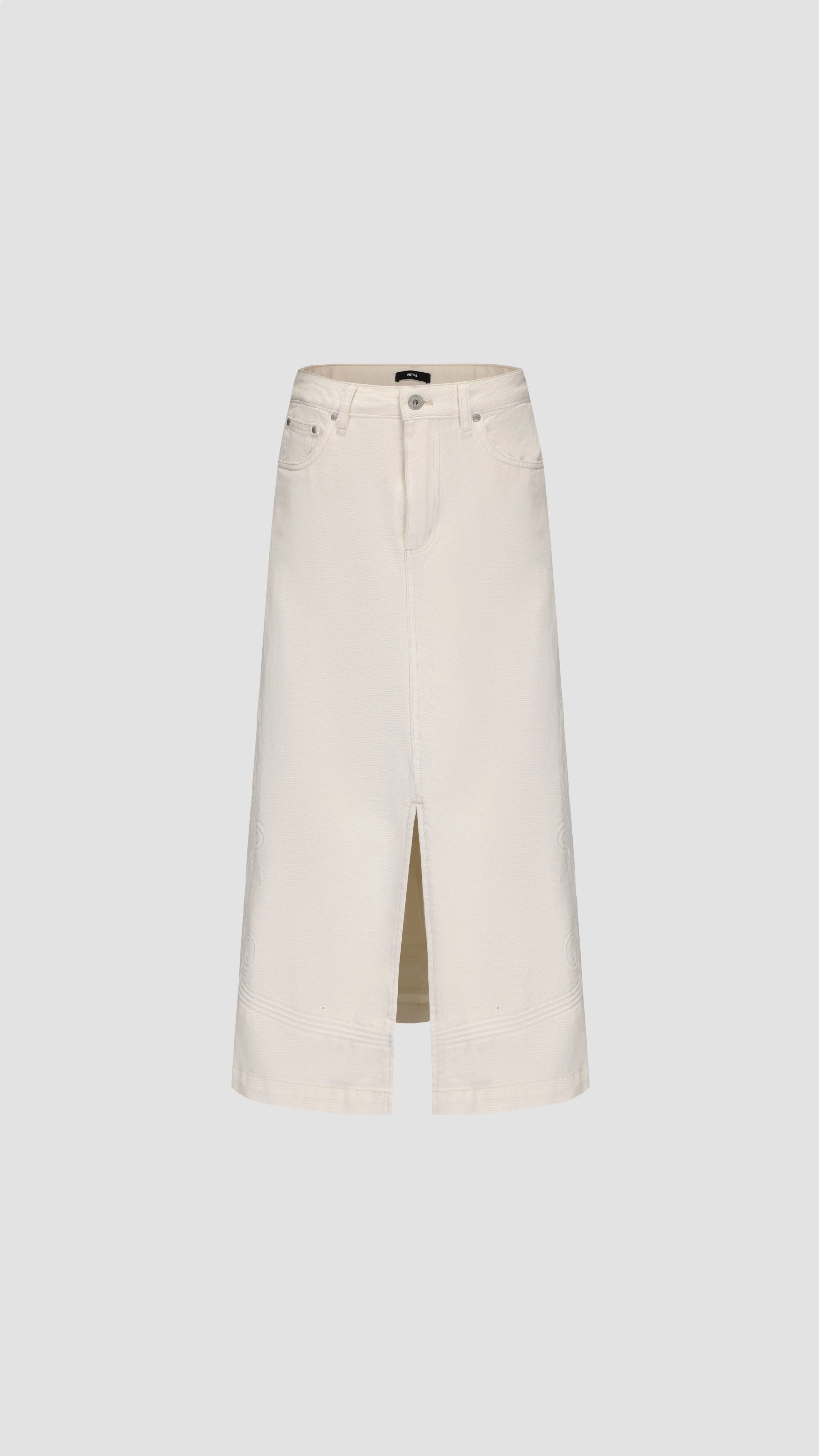 Corded Braiding Pencil Skirt