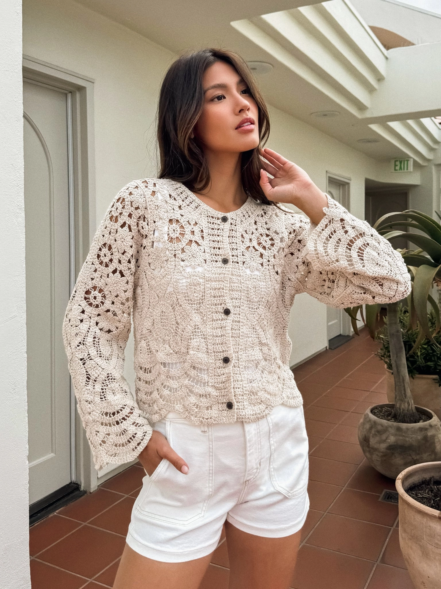 Crete Crochet Top