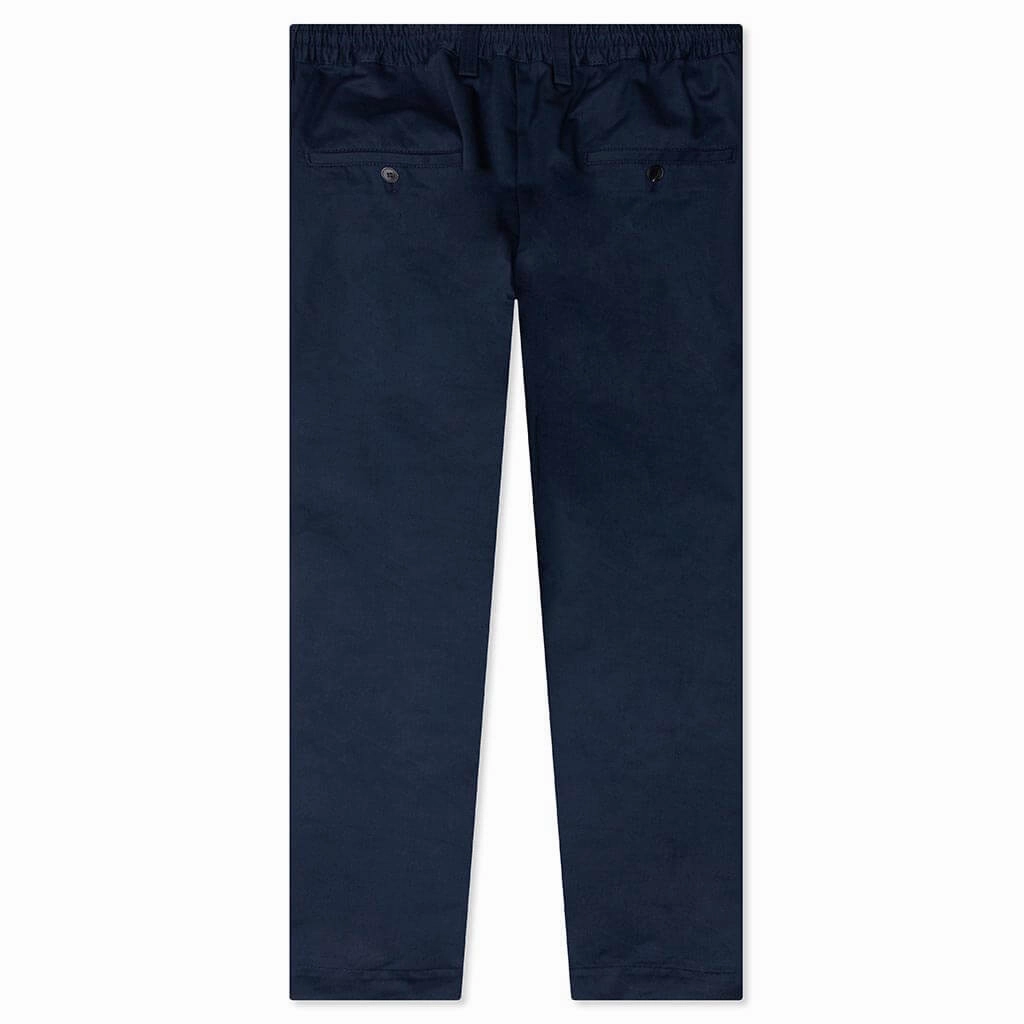 Cropped Drawstring Trousers - Ink