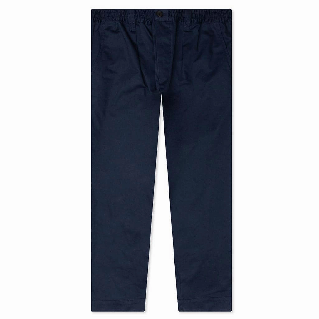 Cropped Drawstring Trousers - Ink