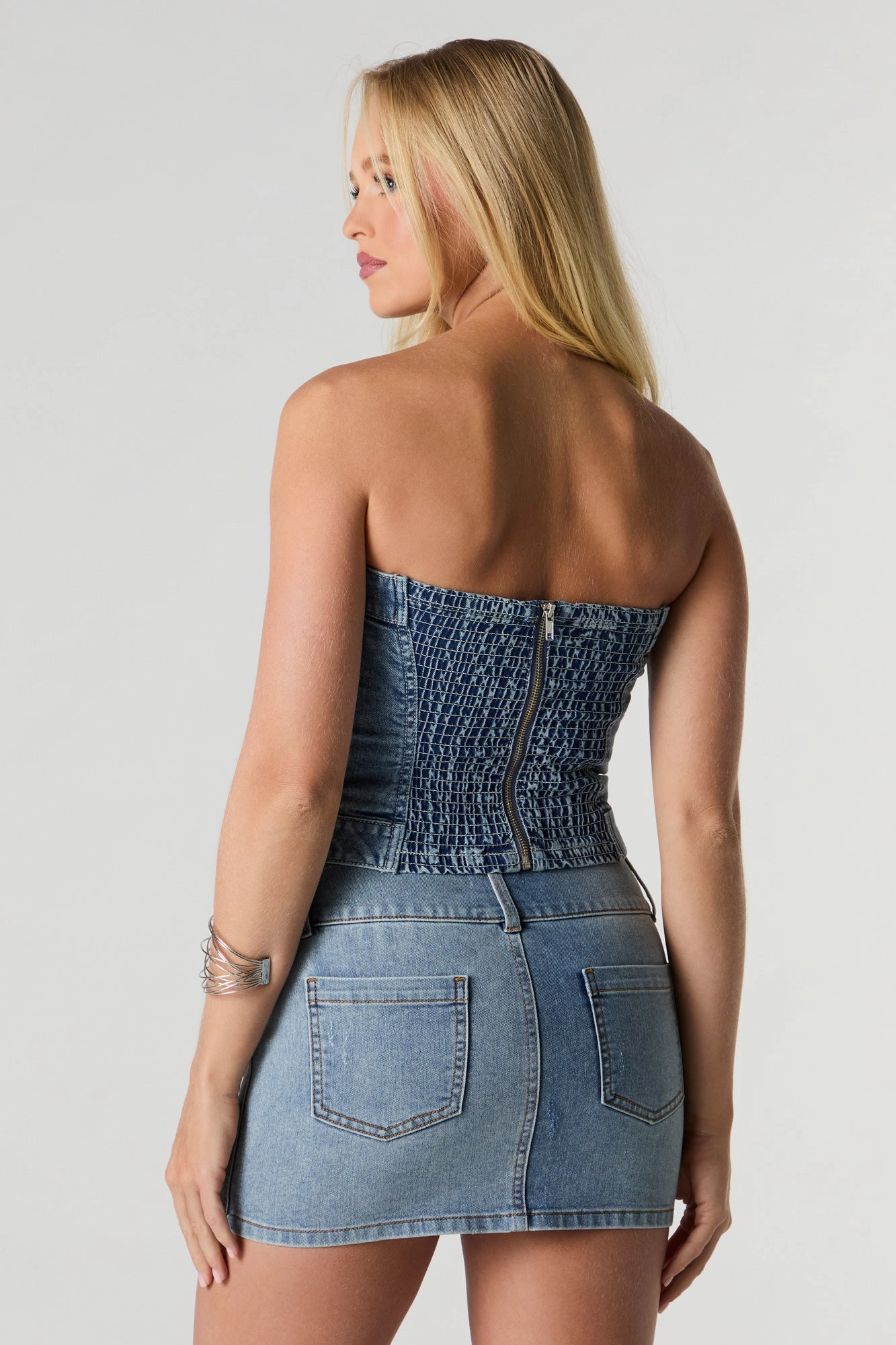Denim Mini Skirt
