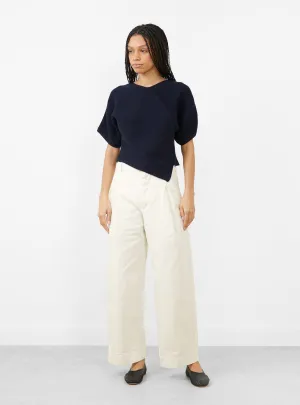 Devy Trouser Blanc Casse