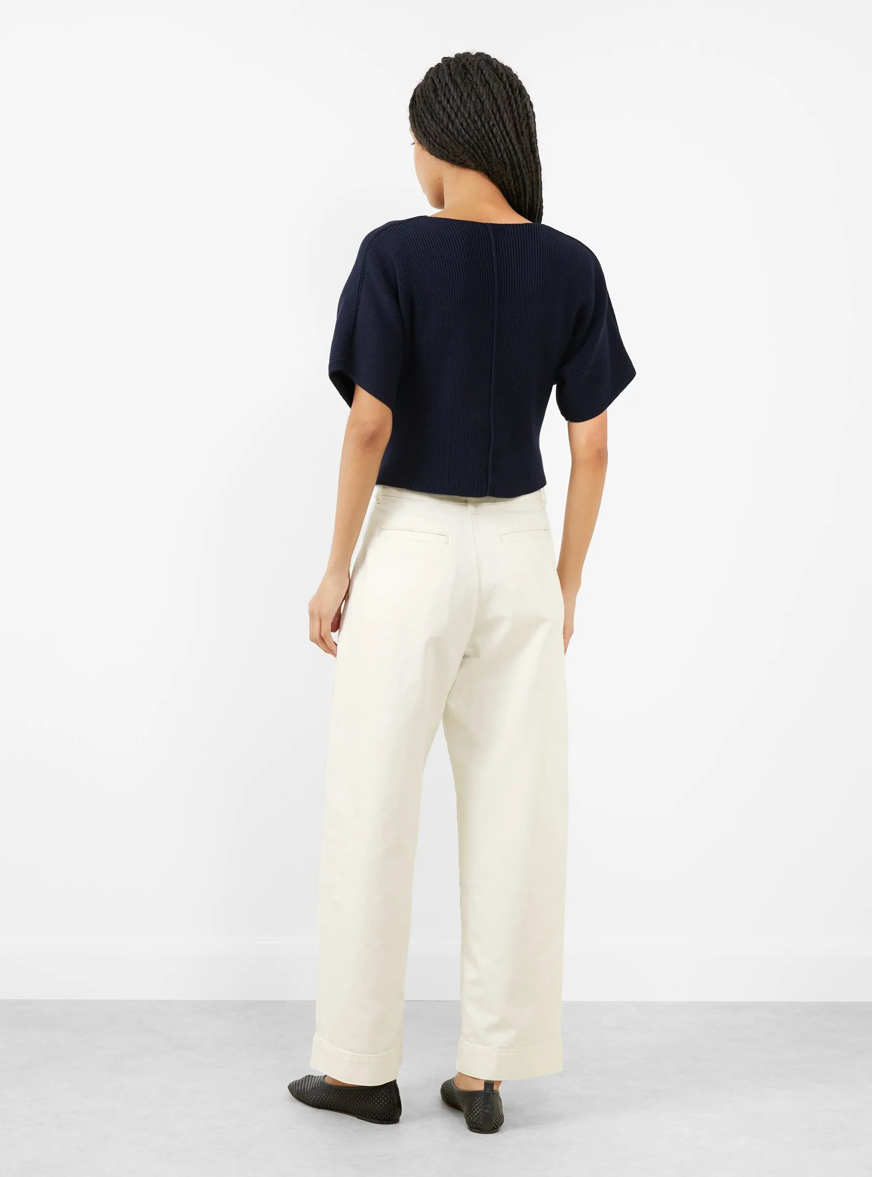 Devy Trouser Blanc Casse