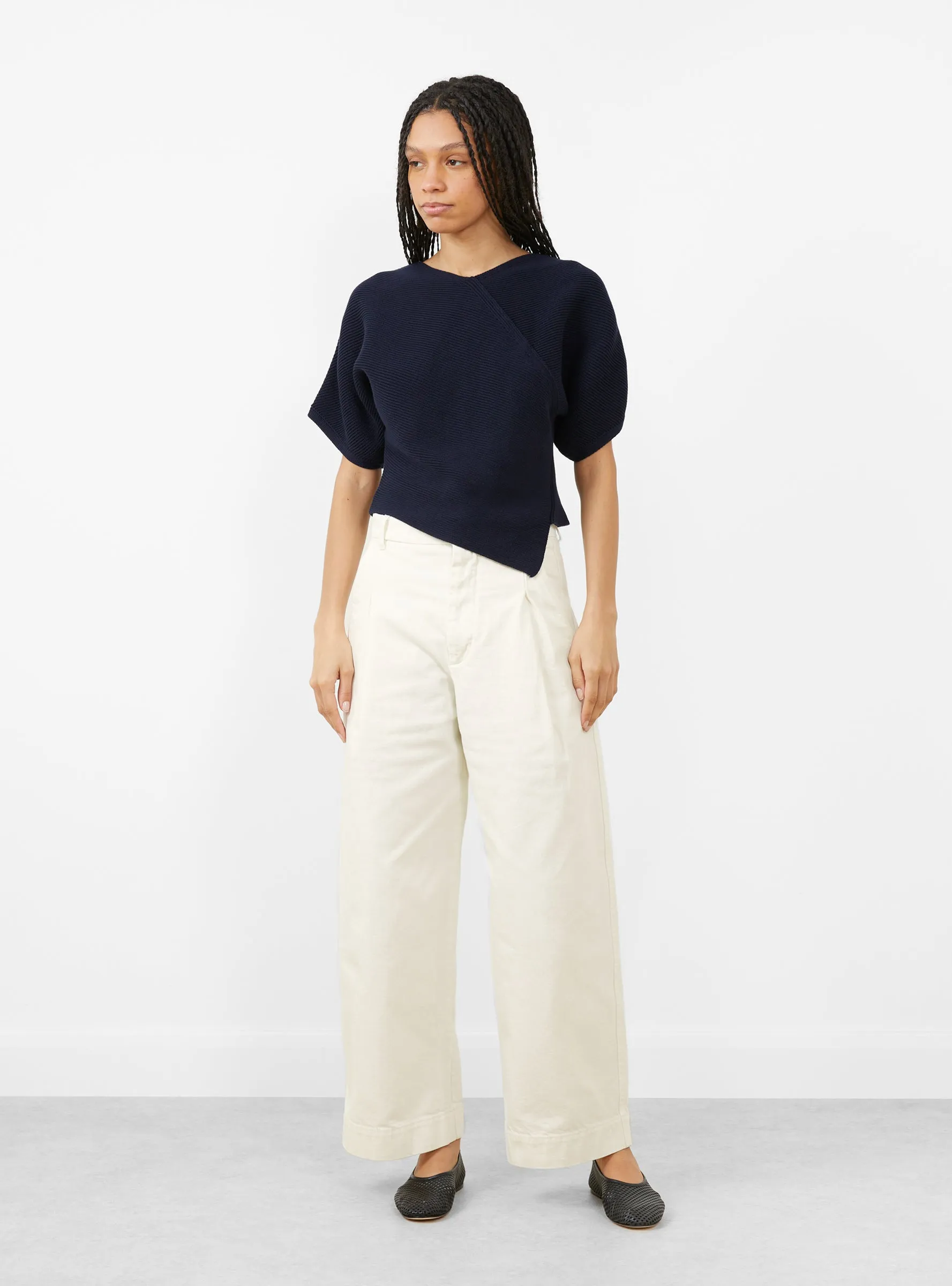 Devy Trouser Blanc Casse