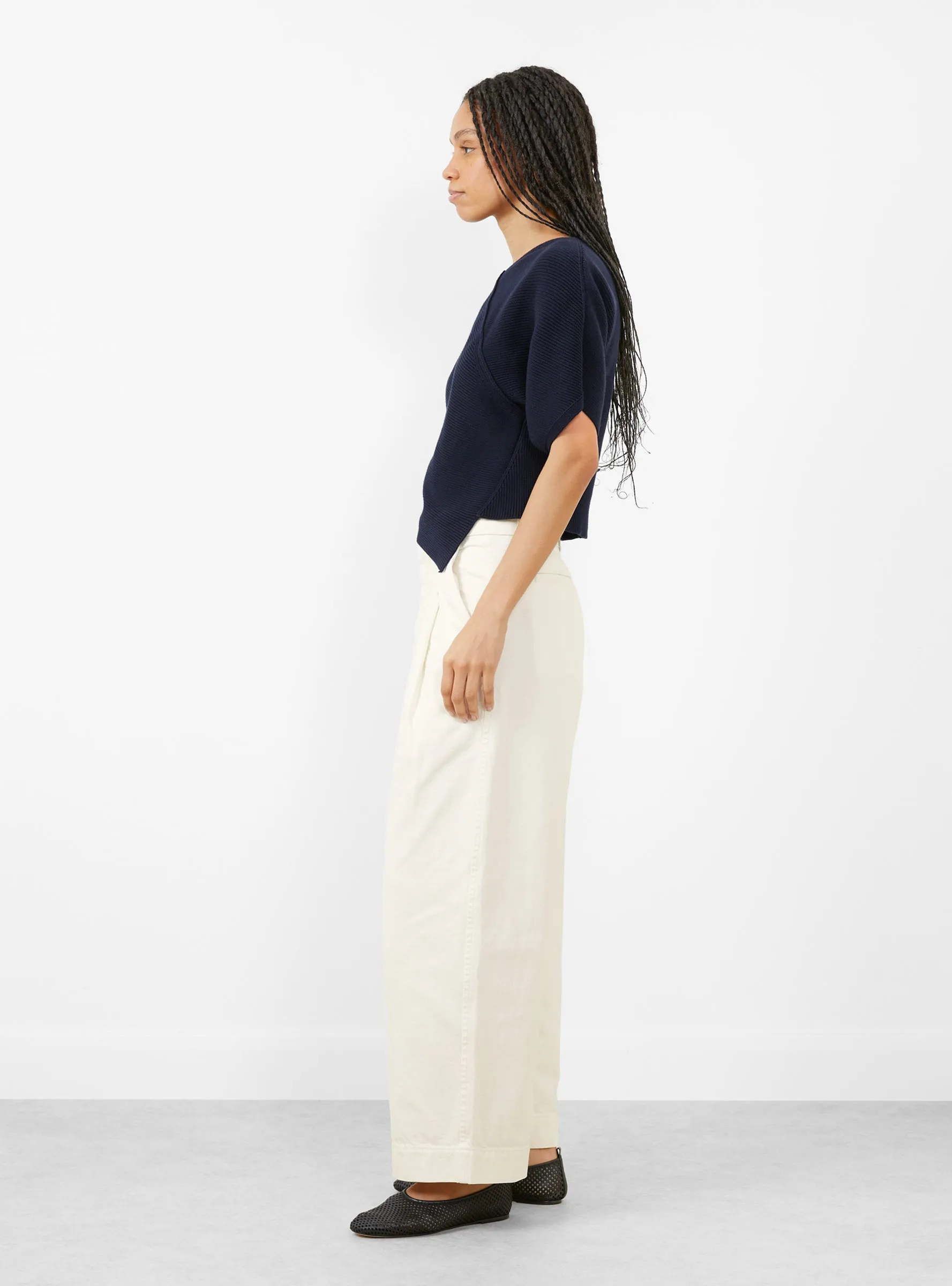 Devy Trouser Blanc Casse