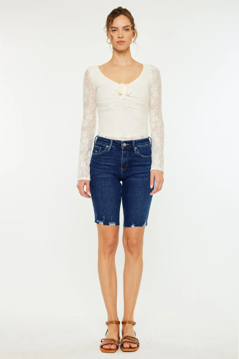 Dockweiler Essentials Mid Rise Bermuda Shorts