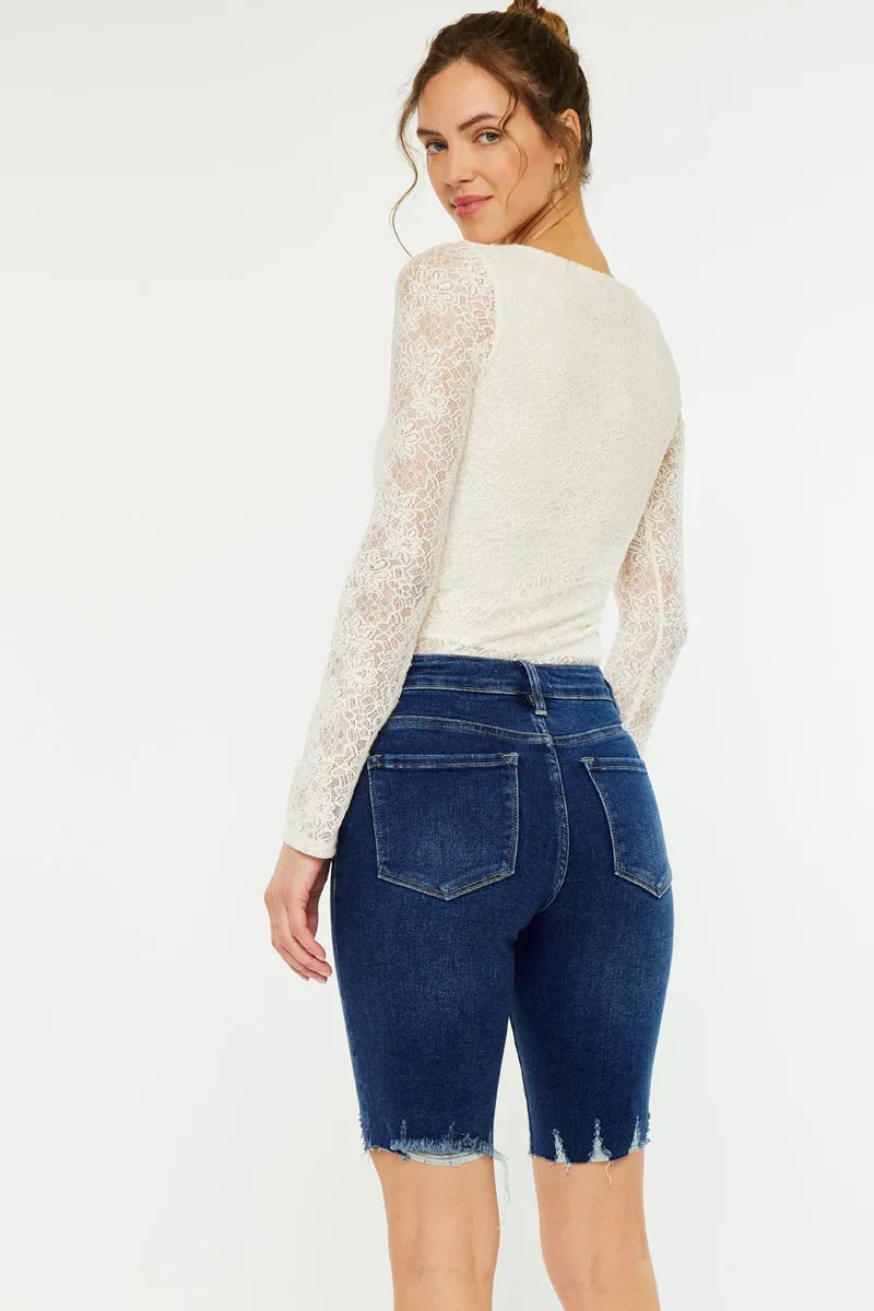 Dockweiler Essentials Mid Rise Bermuda Shorts