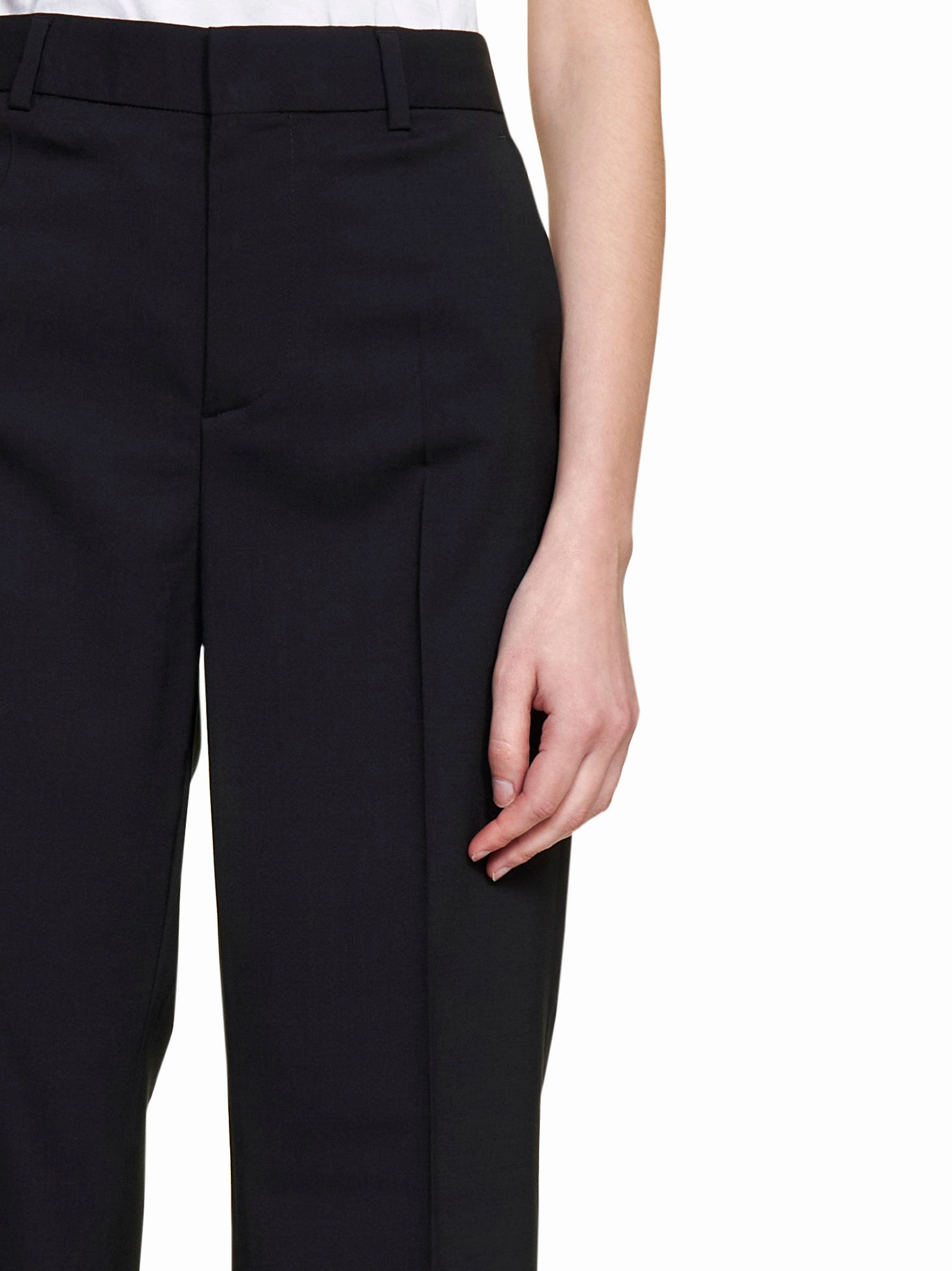 Dsquared2 Logo Plaque Wide-Leg Trousers