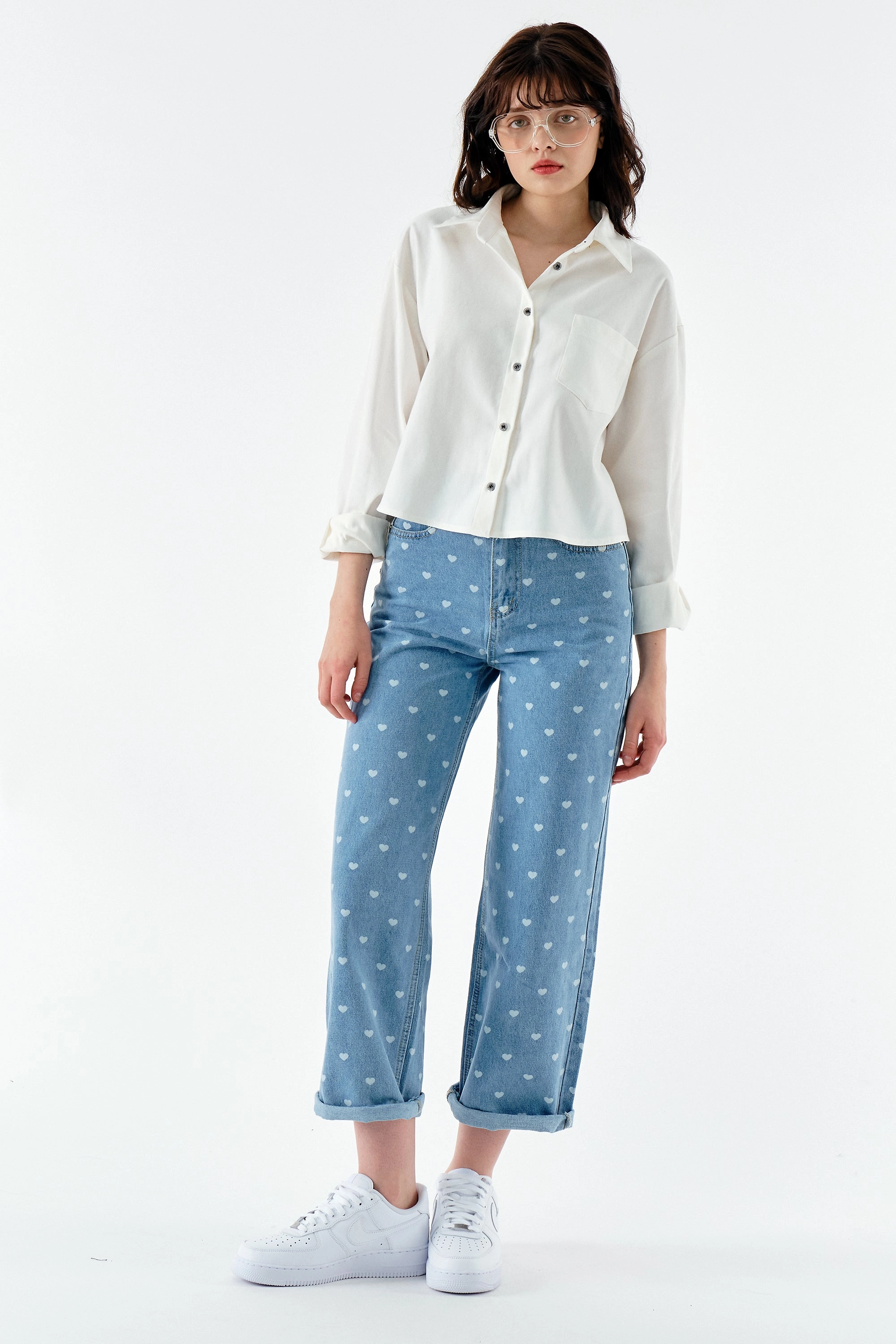 Emma Heart Denim Jeans