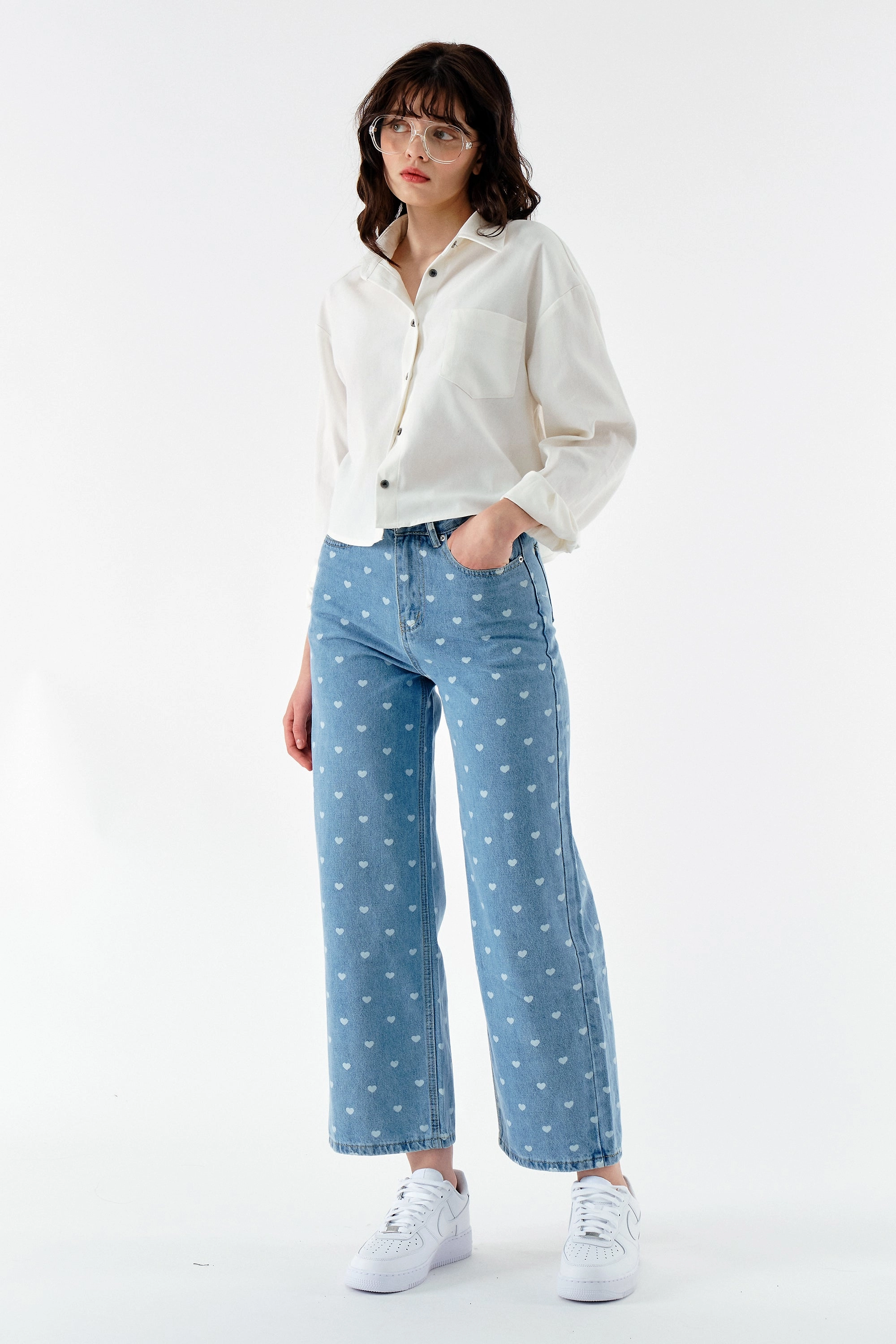 Emma Heart Denim Jeans