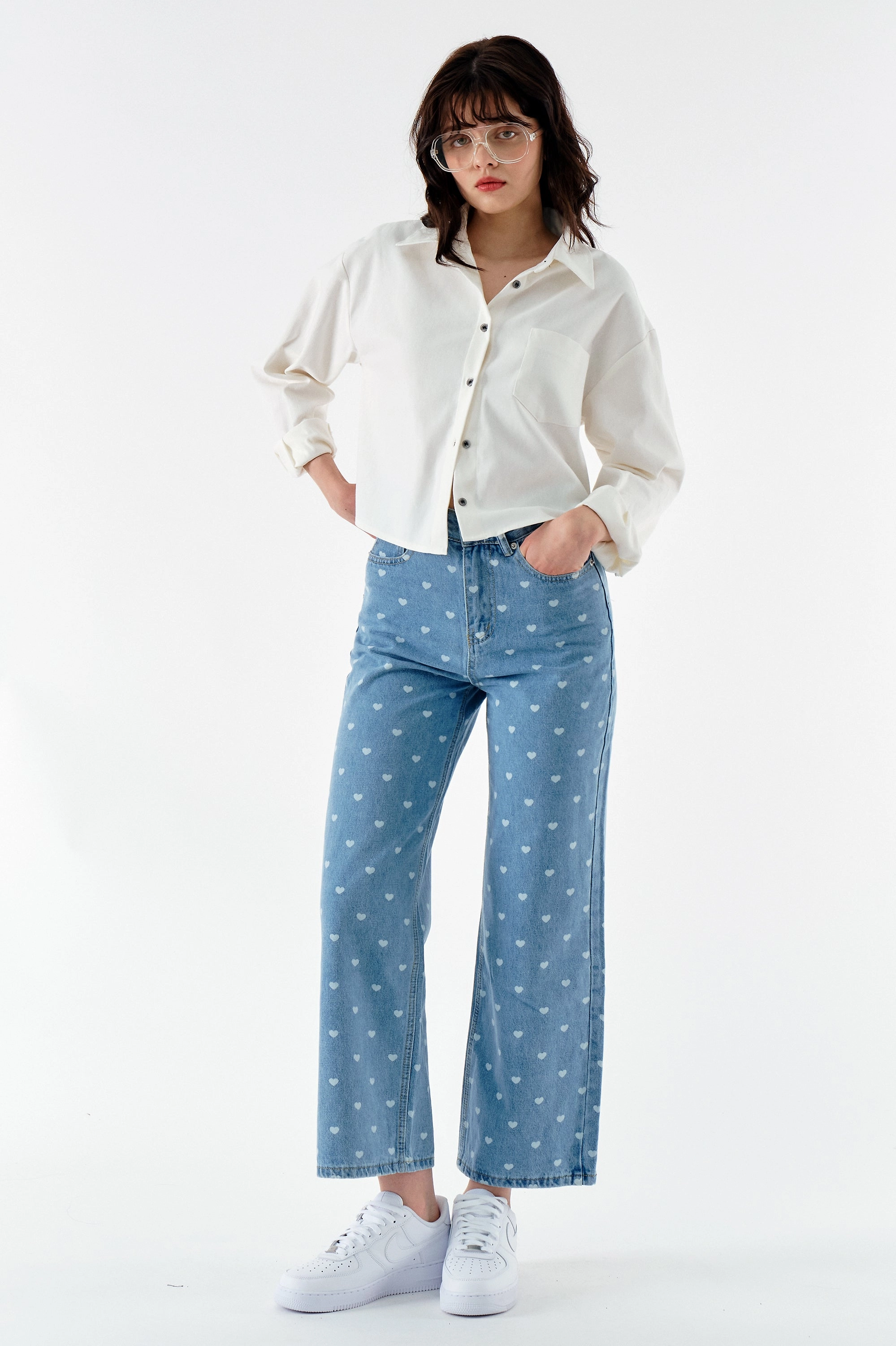 Emma Heart Denim Jeans