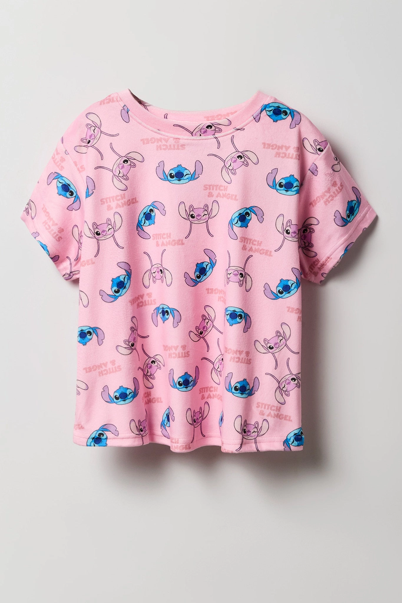 Ensemble avec t-shirt à imprimé Angel & Stitch et pantalon pour fille