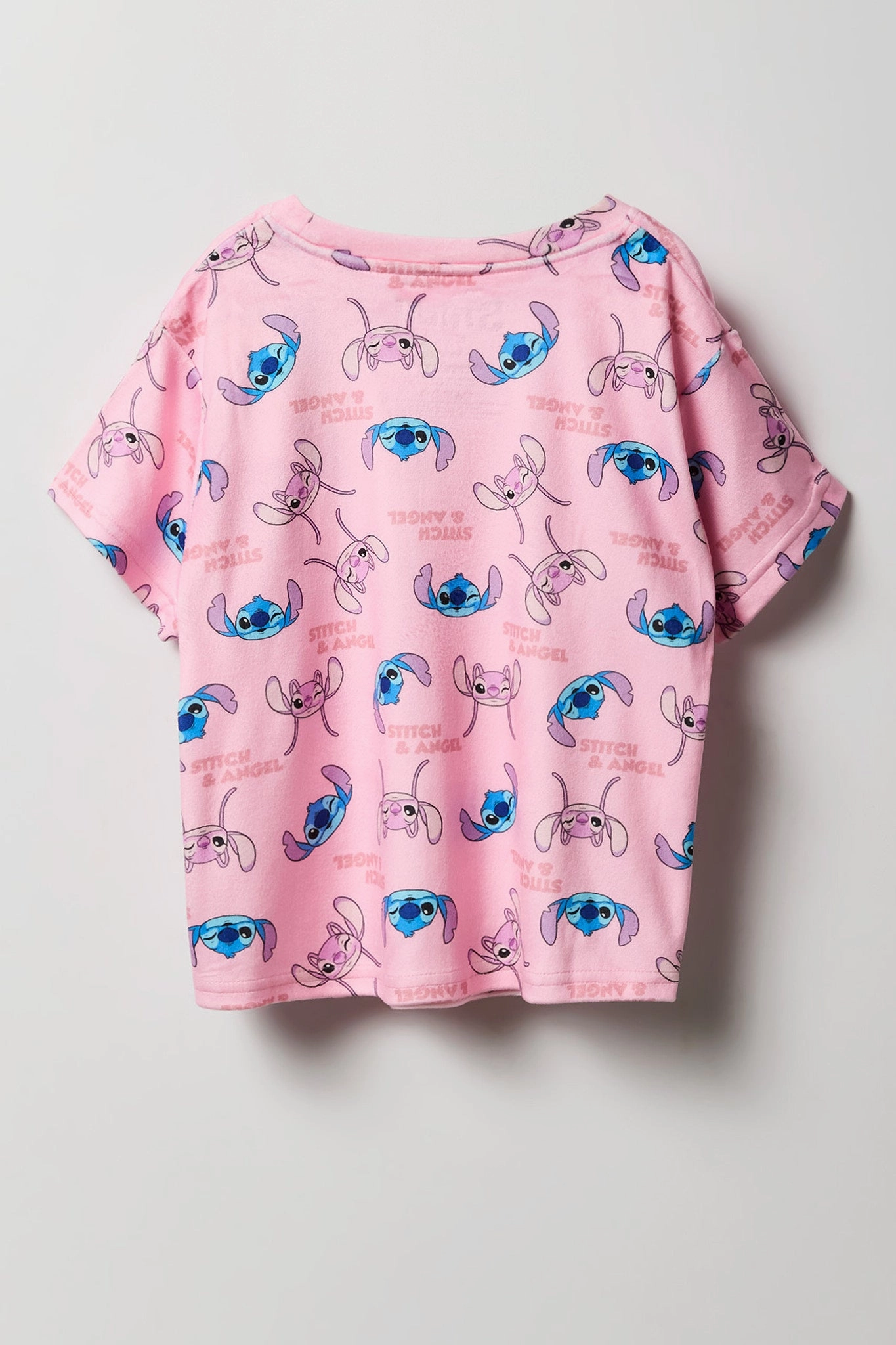 Ensemble avec t-shirt à imprimé Angel & Stitch et pantalon pour fille