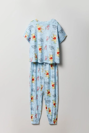 Ensemble avec t-shirt à imprimé Pooh Bear et pantalon pour fille